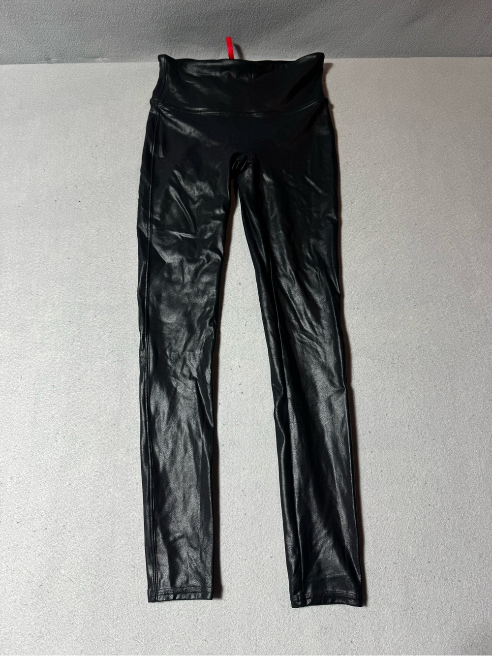Spanx Black Faux Leather Leggings - High Waisted Size M